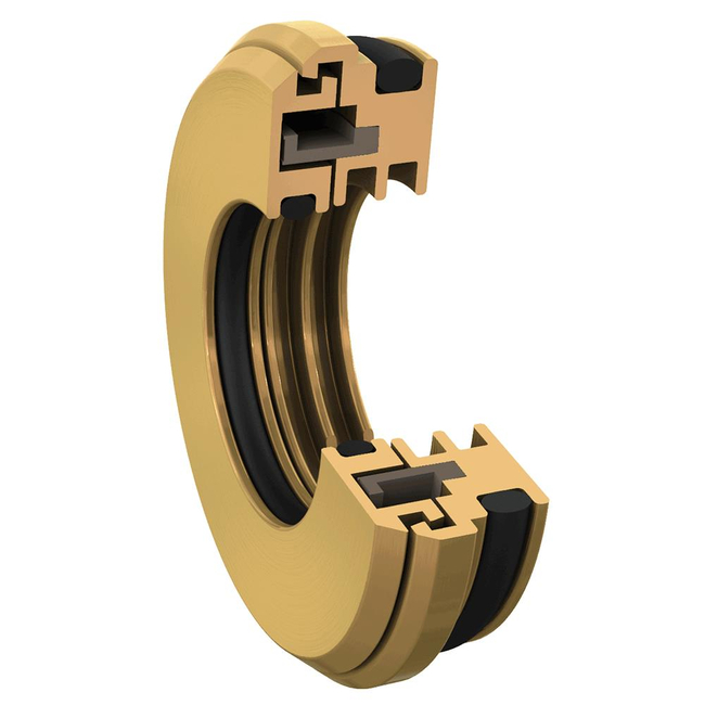 MX – MILLENNIUM® DESIGN METALLIC BEARING ISOLATOR, FLANGE MOUNTED WITHOUT DRAIN PORT